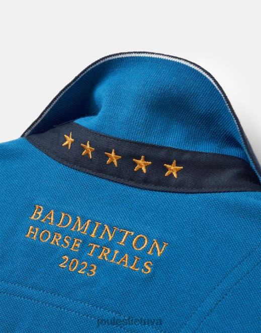 mėlyna vaikiški unisex badmintono polo marškinėliai 2-12 metų berniukai drabužiai Joules N8VVH345