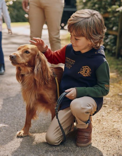 prancūzų laivynas unisex burghley megztinis su gobtuvu 2-12m berniukai drabužiai Joules N8VVH316