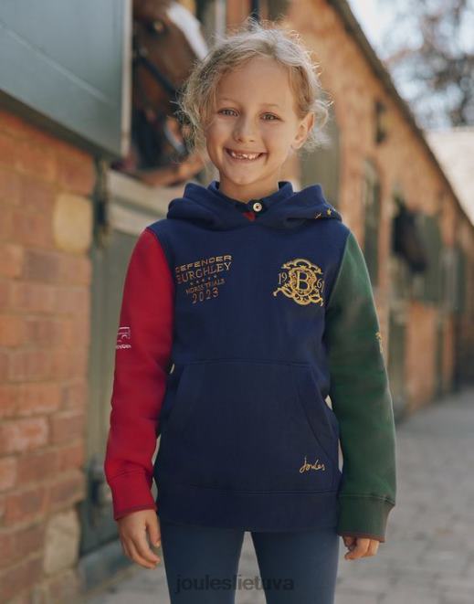 prancūzų laivynas unisex burghley megztinis su gobtuvu 2-12m berniukai drabužiai Joules N8VVH316
