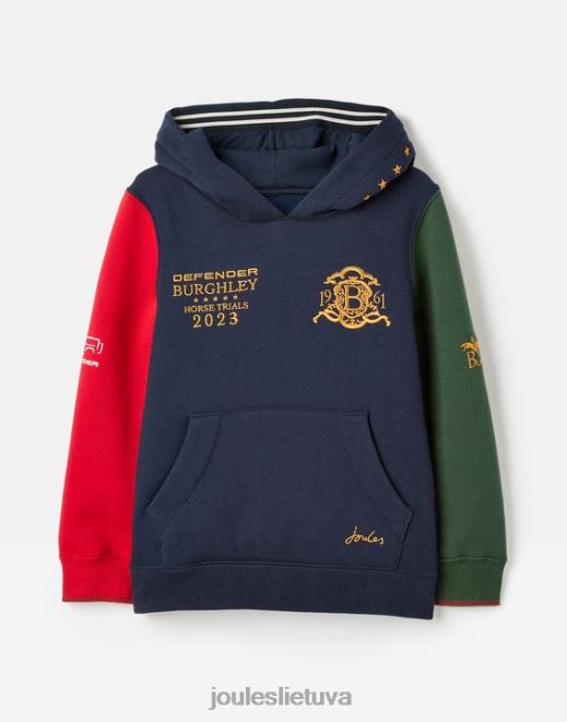 prancūzų laivynas unisex burghley megztinis su gobtuvu 2-12m berniukai drabužiai Joules N8VVH316