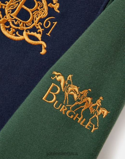 prancūzų laivynas unisex burghley megztinis su gobtuvu 2-12m berniukai drabužiai Joules N8VVH316