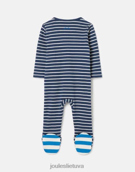laivyno liūtas zippy ekologiškai išaugintos medvilnės onesie 0-9 mėn kūdikiai priedai Joules N8VVH430