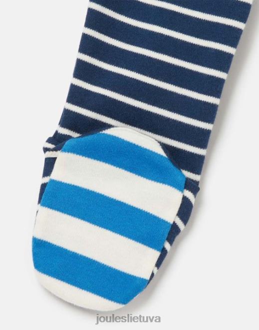 laivyno liūtas zippy ekologiškai išaugintos medvilnės onesie 0-9 mėn kūdikiai priedai Joules N8VVH430