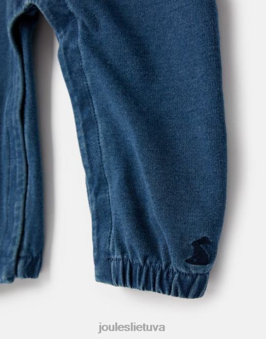 džinsinio audinio maybridge denim dungarees 0-24 mėn kūdikiai drabužiai Joules N8VVH424