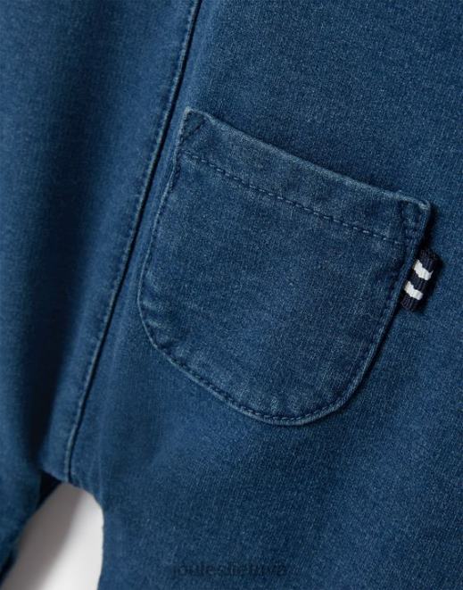džinsinio audinio maybridge denim dungarees 0-24 mėn kūdikiai drabužiai Joules N8VVH424