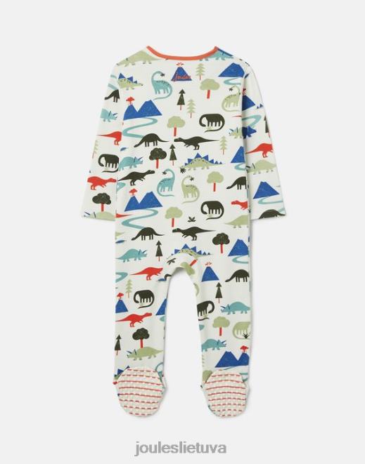 dino zippy ekologiškai išaugintos medvilnės onesie 0-9 mėn kūdikiai drabužiai Joules N8VVH429