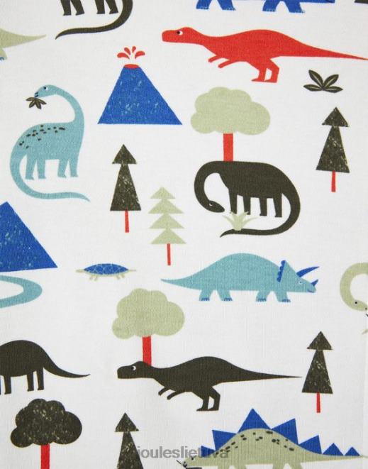 dino zippy ekologiškai išaugintos medvilnės onesie 0-9 mėn kūdikiai drabužiai Joules N8VVH429