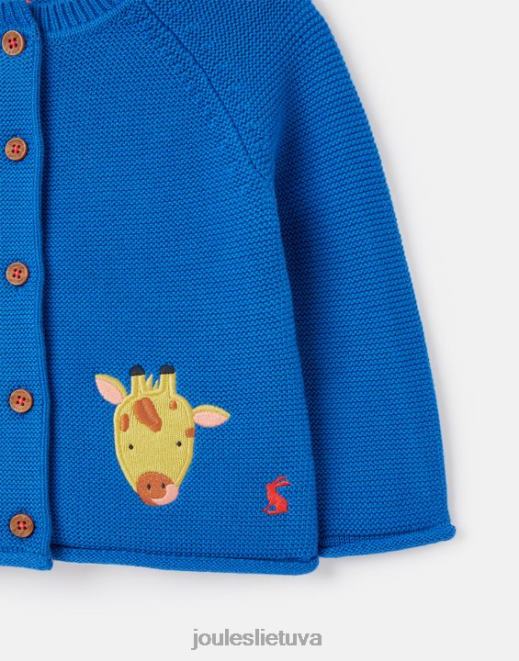 mėlynas safaris bertie artwork kardiganas 0-3 m kūdikiai drabužiai Joules N8VVH436