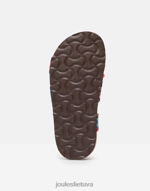 mėlynas brangakmenis tessie kelių dirželių velcro sandalai mergaites avalynė Joules N8VVH332