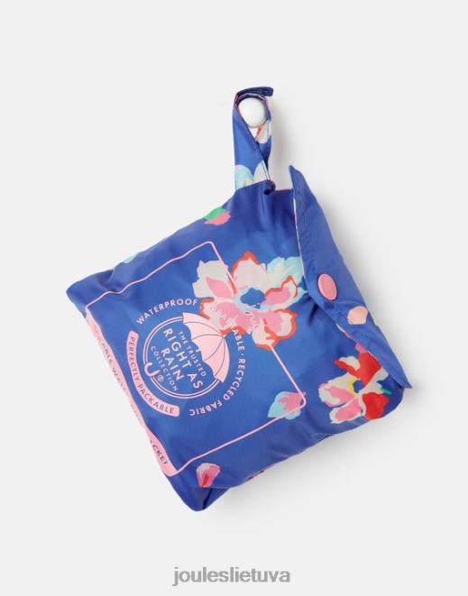 mėlyna gėlių golightly packaway striukė 2-12 metų mergaites drabužiai Joules N8VVH305