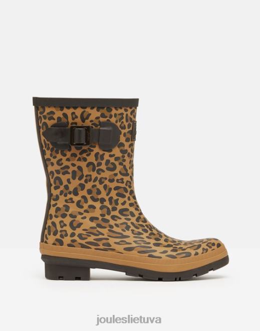 įdegio leopardas Molly vidutinio aukščio leopardo rašto batai nuo lietaus moterys avalynė Joules N8VVH148