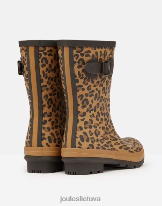 įdegio leopardas Molly vidutinio aukščio leopardo rašto batai nuo lietaus moterys avalynė Joules N8VVH148