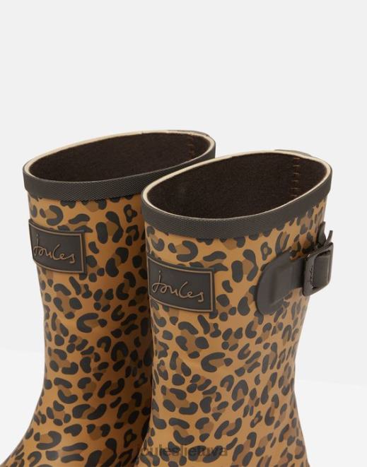 įdegio leopardas Molly vidutinio aukščio leopardo rašto batai nuo lietaus moterys avalynė Joules N8VVH148