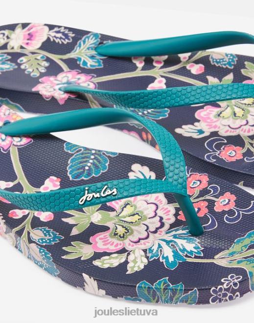 laivyno gėlių sunvale šlepetės moterys avalynė Joules N8VVH154