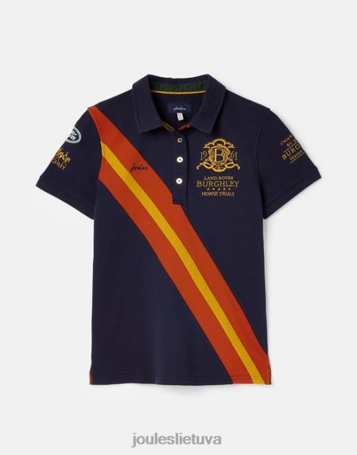 prancūzų laivynas burghley polo marškinėliai 2022 m moterys drabužiai Joules N8VVH135