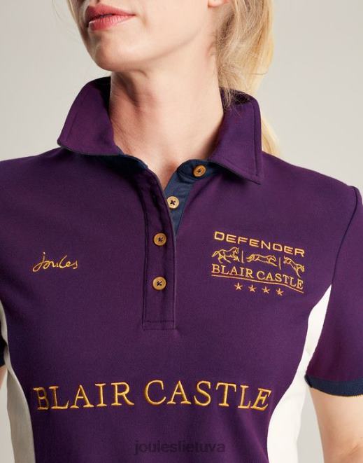 violetinė uoga blair polo marškinėliai moterys drabužiai Joules N8VVH127