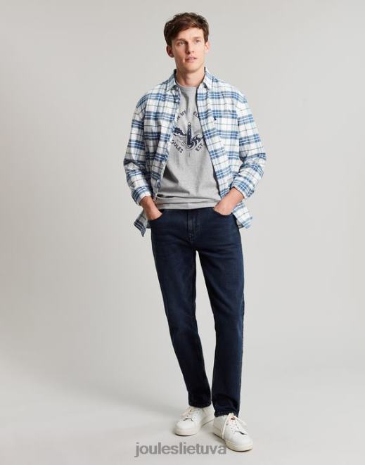 rašalo plovimo džinsas oakham slim fit 5 kišenių džinsinis džinsas vyrų drabužiai Joules N8VVH205