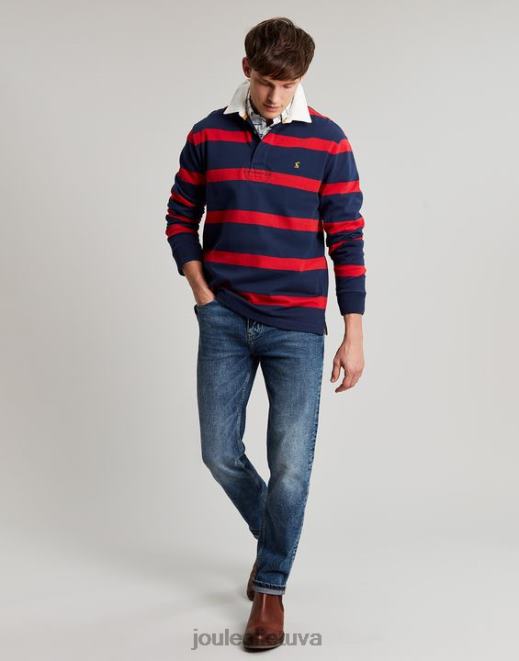 vidutinio skalbimo džinsas oakham slim fit 5 kišenių džinsinis džinsas vyrų drabužiai Joules N8VVH230