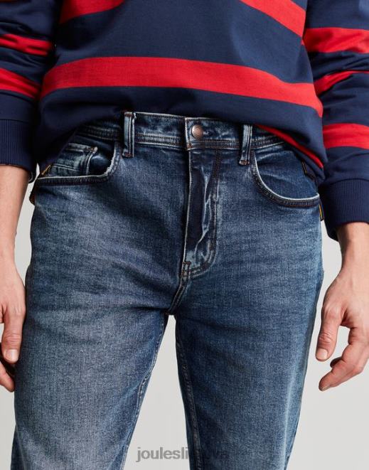 vidutinio skalbimo džinsas oakham slim fit 5 kišenių džinsinis džinsas vyrų drabužiai Joules N8VVH230