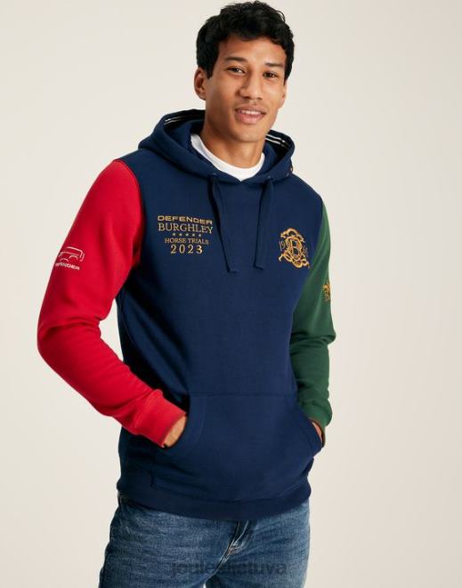 prancūzų laivynas burghley unisex megztinis su gobtuvu vyrų drabužiai Joules N8VVH168