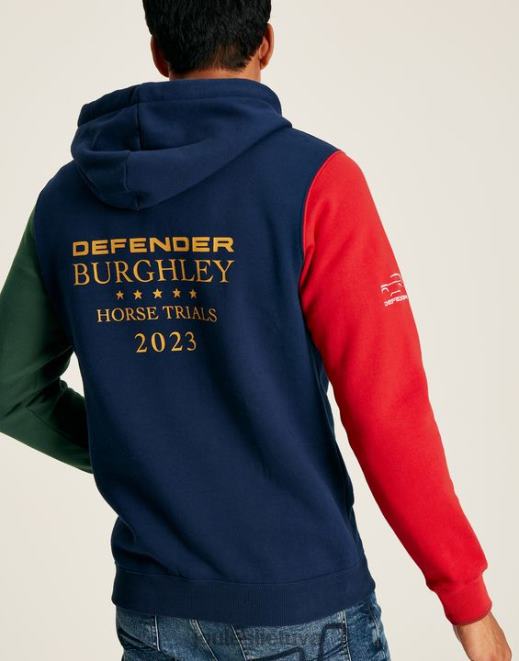 prancūzų laivynas burghley unisex megztinis su gobtuvu vyrų drabužiai Joules N8VVH168